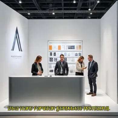 sewa stand pameran bondowoso profesional